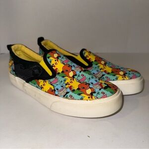 POKÉMON youth slip on cartoon skater style cosplay fandom shoes 3